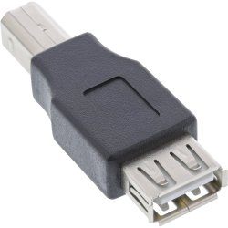 InLine USB 2.0 Adapter Type A female to Type B male