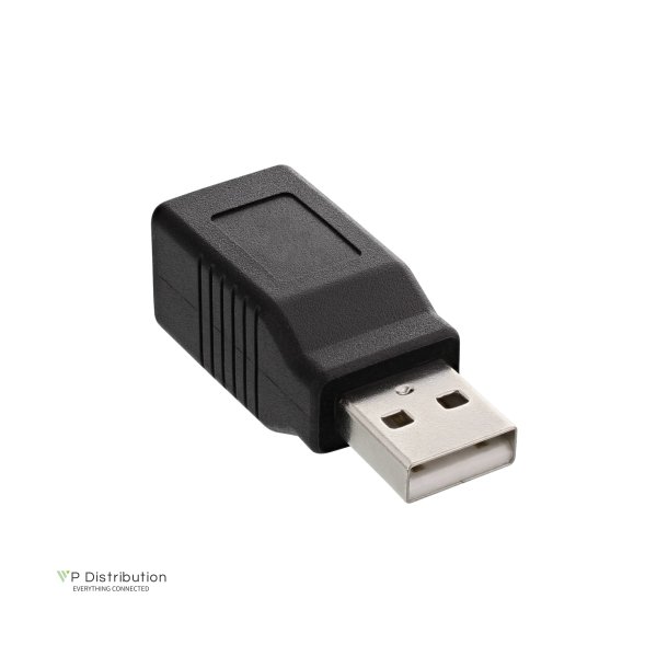 InLine&reg; USB 2.0 Adapter A male to B female