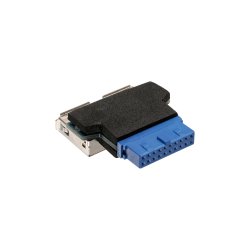 InLine&reg; USB 3.0 Adapter internal 2x USB A female to mainboard header