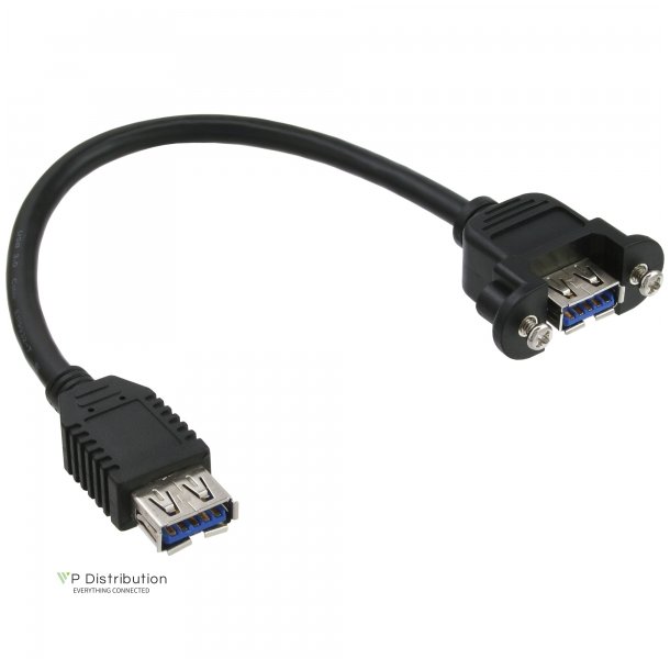 InLine USB 3.0 Adapter Cable Type A female to Chassis Connector Type A 0.2m