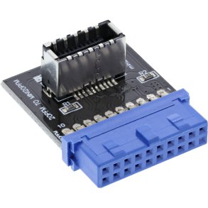 InLine® USB 3.0 to USB 3.1 Front Panel Key-A Adapter internal