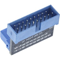 InLine&reg; USB 3.0 adapter internal, male to female, UP angled