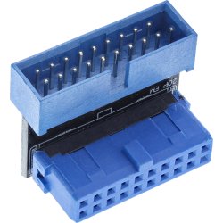 InLine&reg; USB 3.0 adapter internal, male to female, DOWN angled