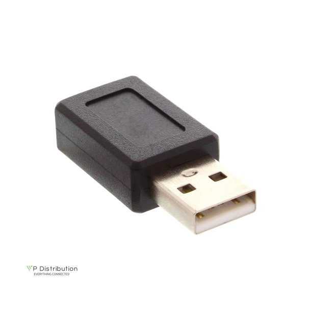 InLine&reg; USB 2.0 Adapter A male to mini 5 Pin female