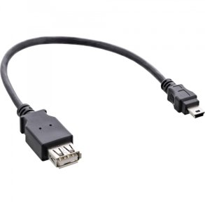 InLine USB 2.0 Cable A female to Mini 5 Pin male 0.2m