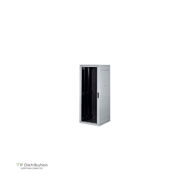 Triton 19" Network Cabinet 32U, 600X900Mm, Glass Door, Grey