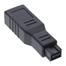 InLine&reg; FireWire 400 / 800 1394b Adapter 6 to 9 Pin female to male