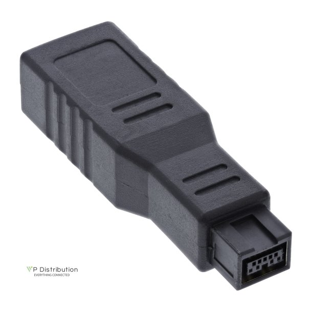 InLine&reg; FireWire 400 / 800 1394b Adapter 6 to 9 Pin female to male