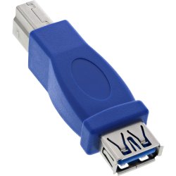 InLine&reg; USB 3.0 Adapter Type A female to Type B male