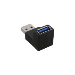 InLine USB 3.0 Adapter Type A male to A female angled 90