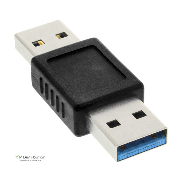 InLine&reg; USB 3.0 Adapter Type A male to Type A male