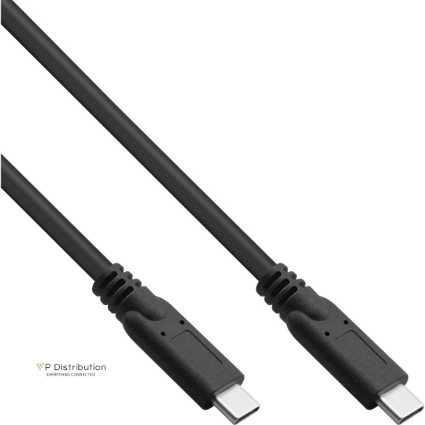 InLine USB 3.2 Gen.1x2 Cable, USB Type-C male/male, black, 3m