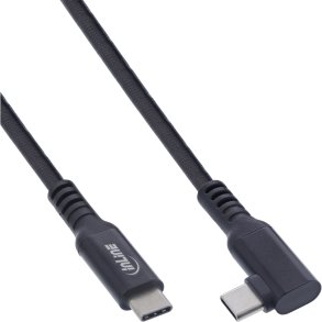 InLine&reg; USB 3.2 Gen.1 Cable, USB Type-C male/male angled for VR, black, 5m