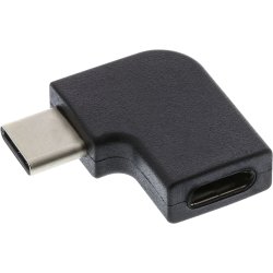 InLine&reg; USB 3.1 Adapter, Type C male to C female, angled (Gen.2)