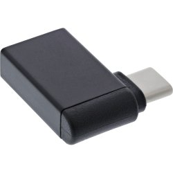 InLine USB 3.2 Gen.2 Adapter OTG, Type C male to A female angled 90
