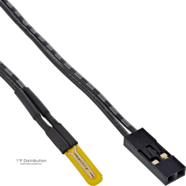 InLine&reg; Temperature Sensor / Probe universal 2 Pin with Cable 1m