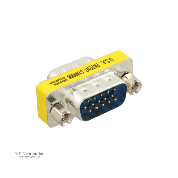 InLine&reg; Adapter DB15 HD VGA / S-VGA male to male