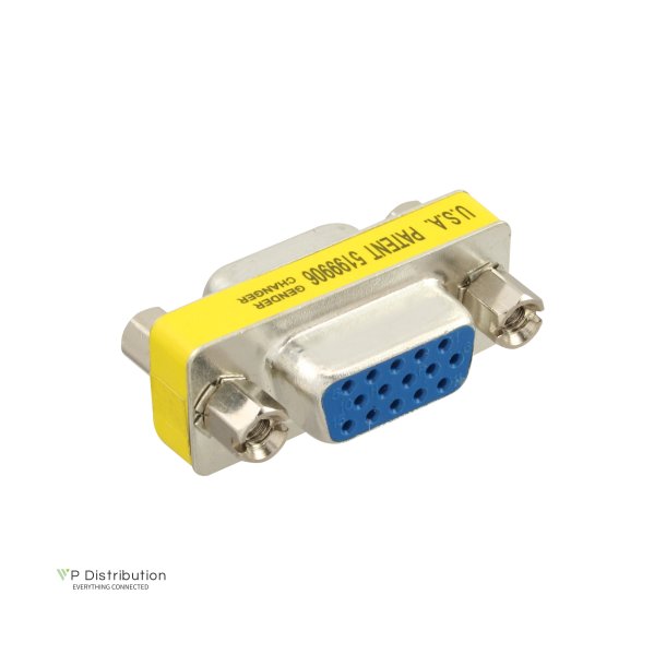 InLine&reg; Adapter DB15 HD VGA / S-VGA female to female