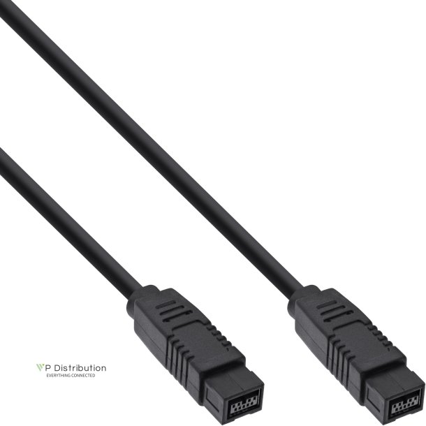 InLine&reg; FireWire 800 1394b Cable 9 Pin male to male 1.8m