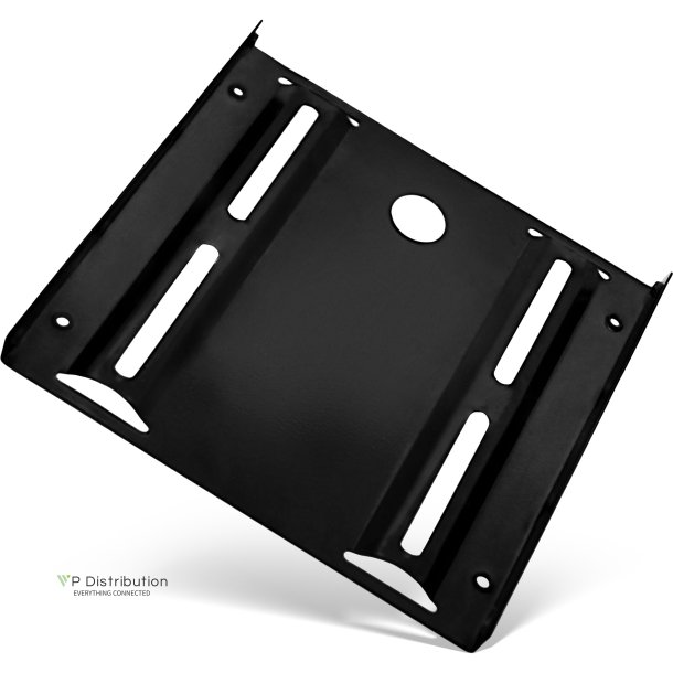 InLine&reg; HDD/SSD mounting frame SET with SATA and power cable, angled, with screws