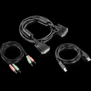 Trendnet 6 ft. DVI-I, USB,and Audio KVM Cable Kit