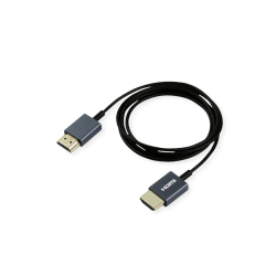 ROLINE HDMI Coaxial Cable, Ultra Slim 4K60, M/M, 2m