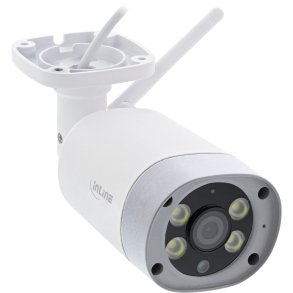 InLine® Smart Home HD Outdoorcamera with LED lights, IP66