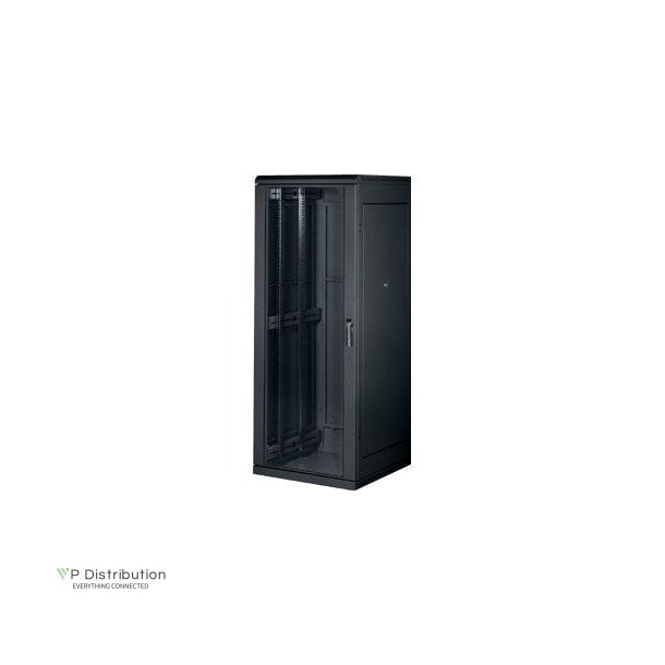 Triton 19" Network Cabinet 37U, 800X1000Mm, Glass Door, Black