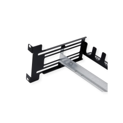 VALUE 19" DIN Rail Bracket, 3U with Cable Management