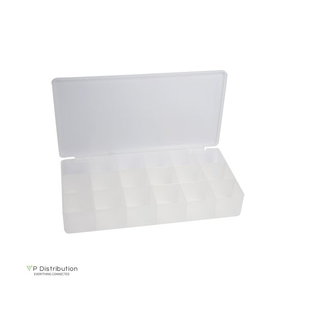 InLine&reg; Small Components Box 18 shelfs 213x114x35mm