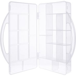 InLine® Small Components Box ,11 compartments, 271x186x40mm, transparent