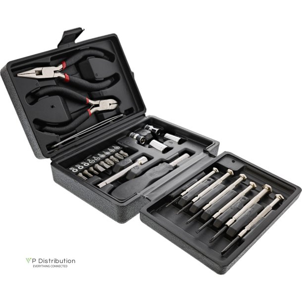 InLine&reg; Home Tool Set 25 pcs. Screwdrivers Pliers Side Cutter