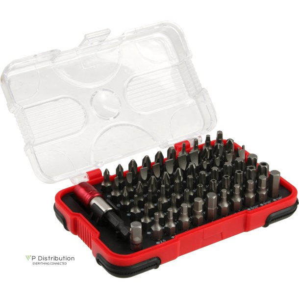 InLine&reg; Multi Bit Box with Bit Switcher Tool 62 pcs.