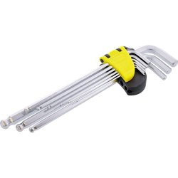 InLine Hexagon Allen Key Set long 9 pcs.