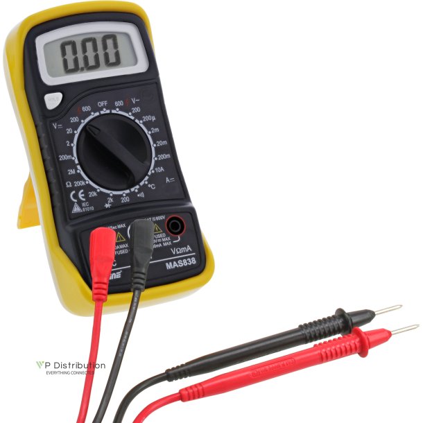 InLine&reg; Digital Multimeter with temperature probe