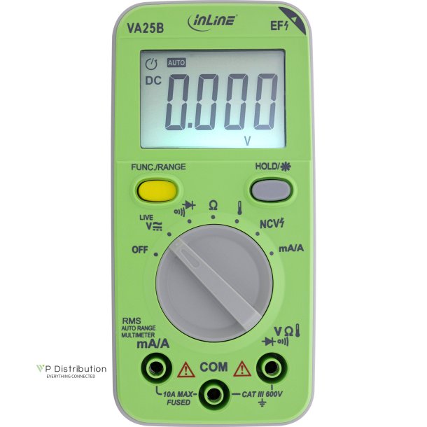 InLine&reg; Multimeter with Auto-Range, pocket size