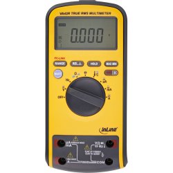 InLine&reg; Multimeter Dual-Display, with PC connection via USB, CAT III / CAT IV