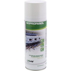 InLine® Isopropanol, universal, mild cleaner with a purity > 99.9%, 400ml