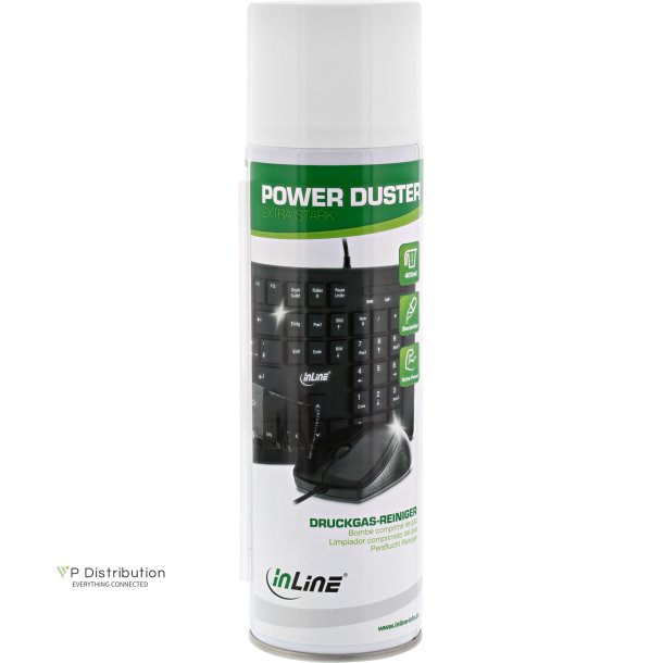 InLine&reg; Power De-Duster high pressure Cleaning Spray for PC / Server 400ml