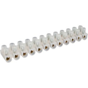 InLine® Terminal Strip 16mm² 12 Port transparent 10 pcs.