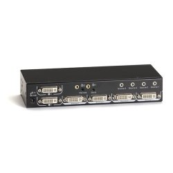Black Box 4X2 Dvi Matrix Switch With Audio