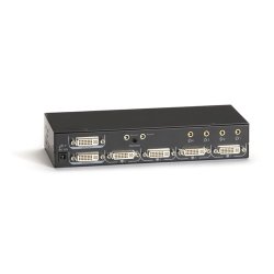 Black Box 2X4 Dvi Matrix Switch With Audio