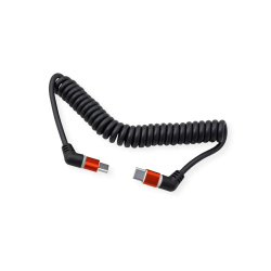 ROLINE USB2.0 Charging Cable, Spiral, C-C, M/M, 60W, 1.5m
