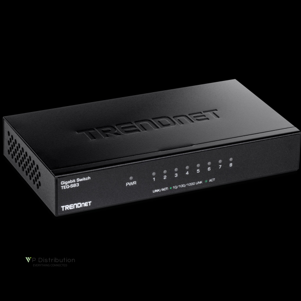 Trendnet 8-Port Gigabit Switch /w metal case