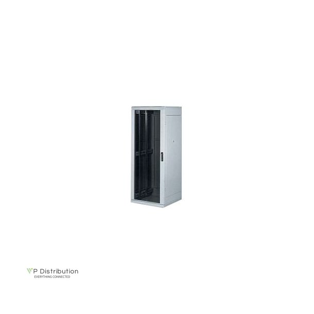 Triton 19" Network Cabinet 37U, 800X900Mm, Glass Door, Grey