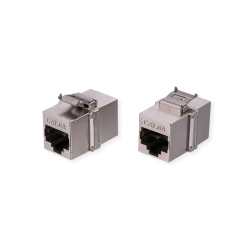 VALUE IN-LINE Coupler, RJ45-RJ45 C6A STP , short