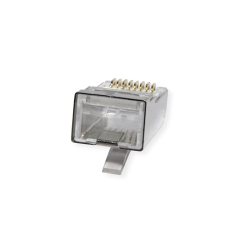 ROLINE Cat.6A Modular Plug, Shielded, +Insert, 10 pcs.