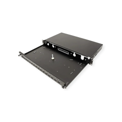 ROLINE 19" 1U FO Patchpanel+ Front 16x Port, for Keystones