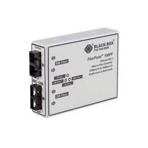 Black Box Flexpoint 100Ff, Converts 100Base-Fx Or 10Base-Fl