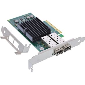 InLine® Dual 10 Gigabit network card, 2x SFP+, PCIe x8, incl. LP bracket